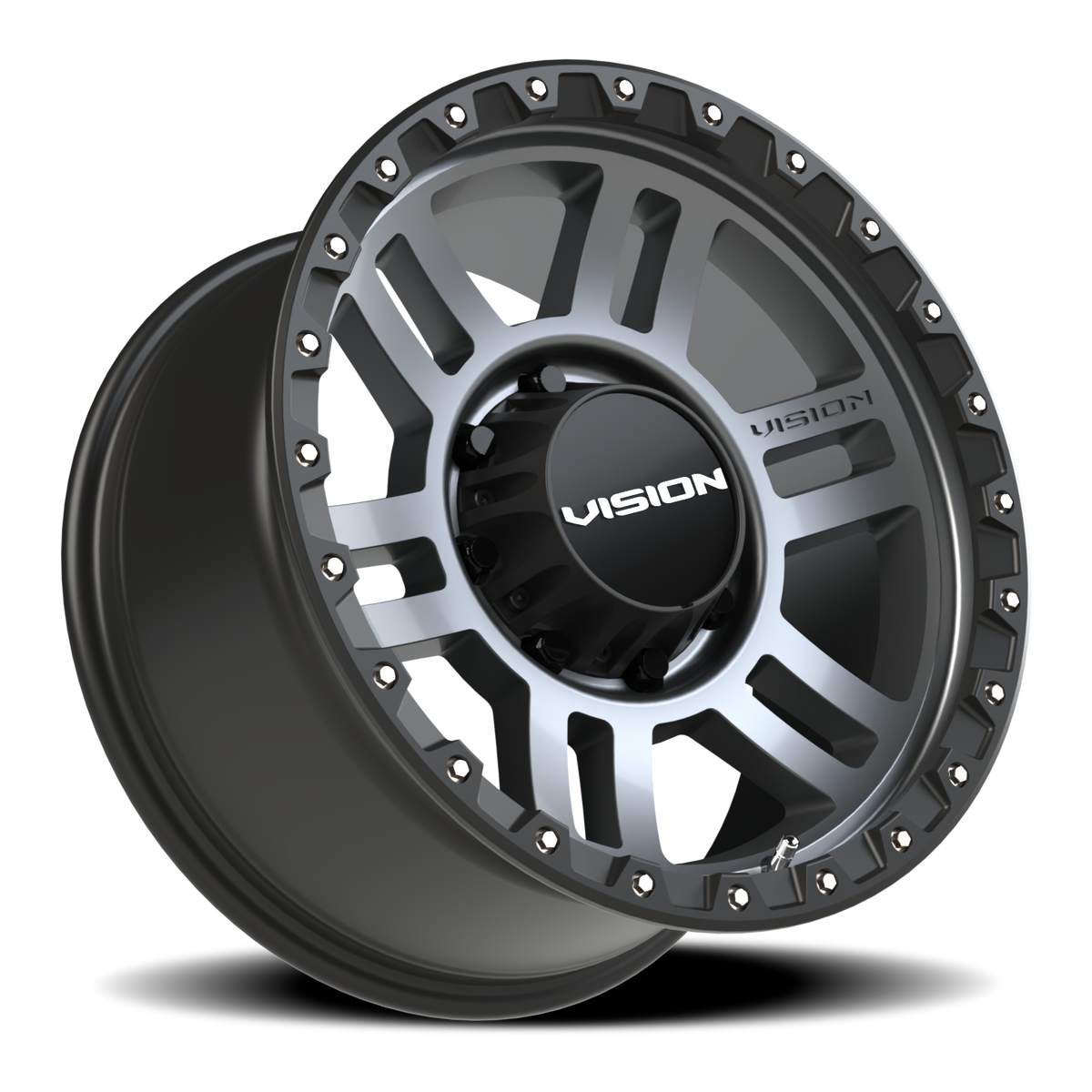 Vision Wheel 354 Satin Grey 18x9 -12 8x165.1mm 125.2mm - Wheelwiz
