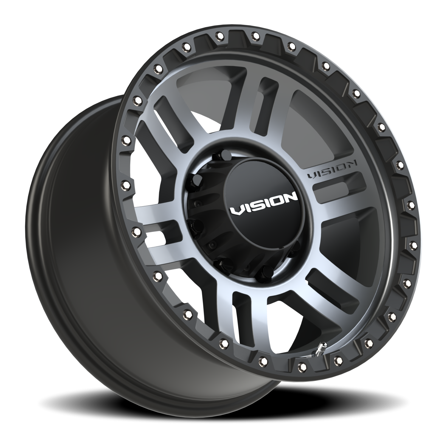 Vision Wheel 354 Satin Grey 18x9 -12 8x165.1mm 125.2mm - Wheelwiz