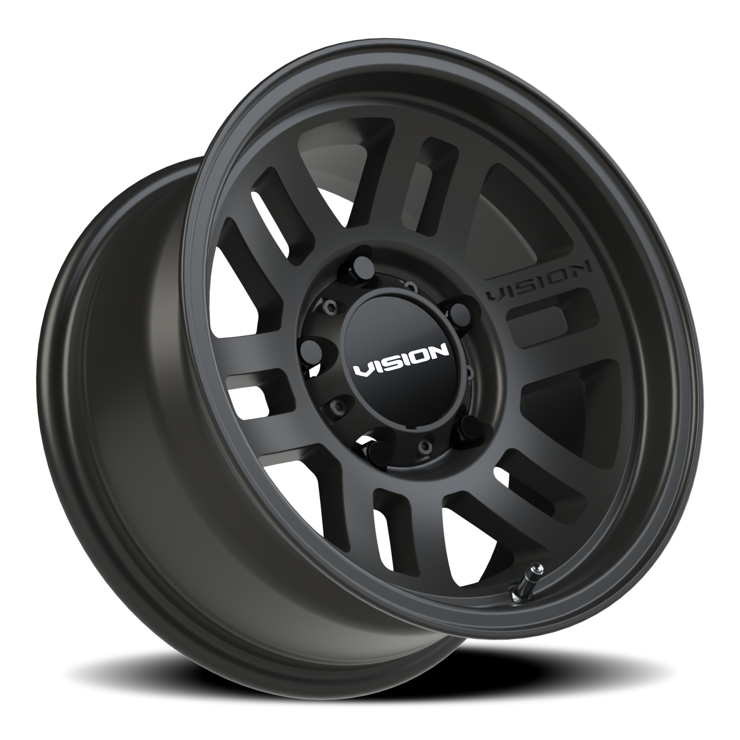 Vision Wheel 355 Satin Black 15x7.5 -12 5x120.65mm 73.1mm - Wheelwiz