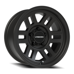 Vision Wheel 355 Satin Black 15x7.5 -12 5x114.3mm 83mm - Wheelwiz