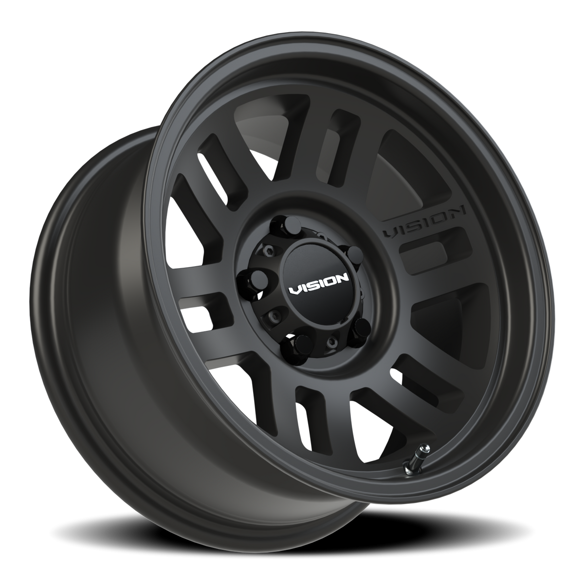 Vision Wheel 355 Satin Black 15x7.5 -12 5x114.3mm 83mm - Wheelwiz