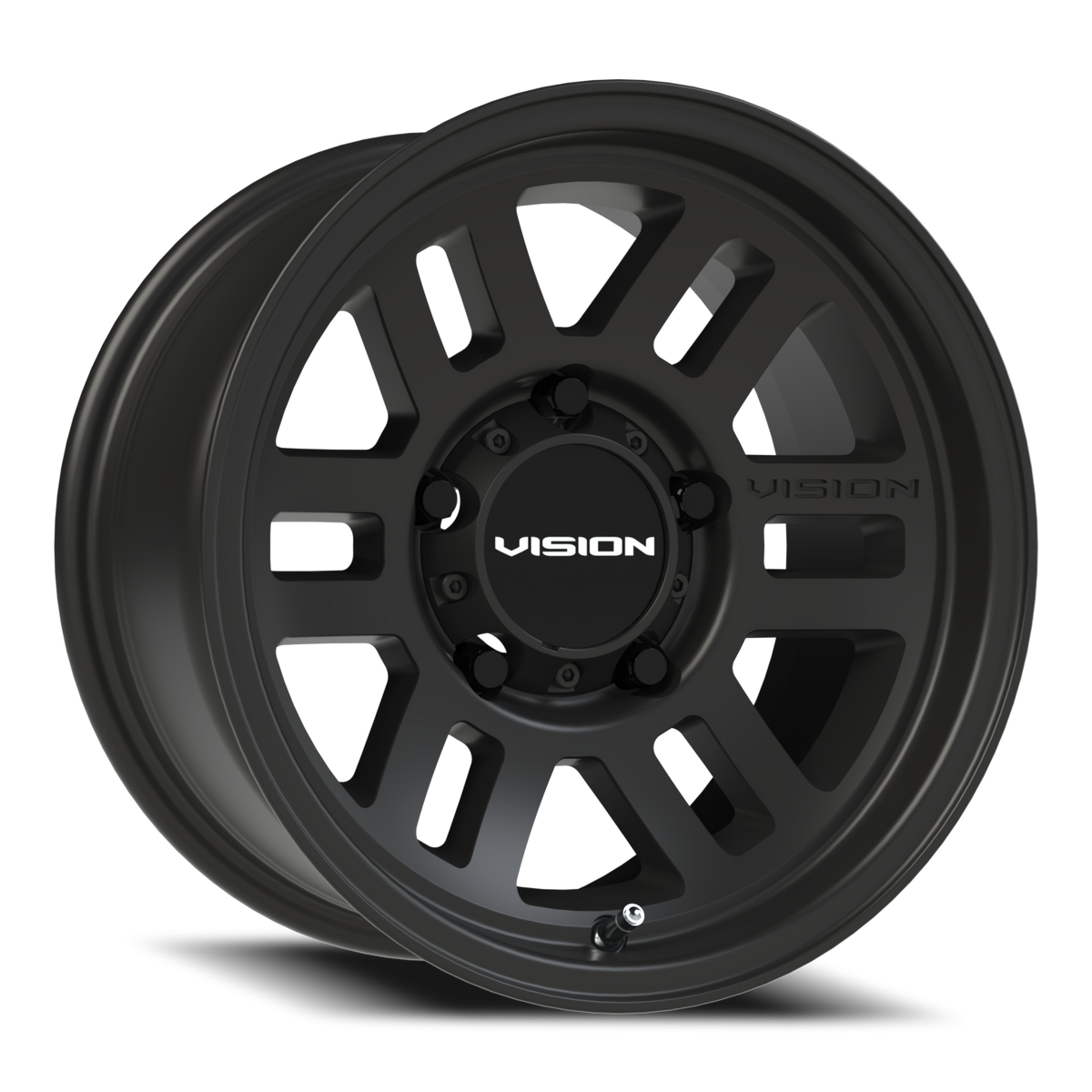 Vision Wheel 355 Satin Black 15x7.5 -12 5x139.7mm 110mm - Wheelwiz