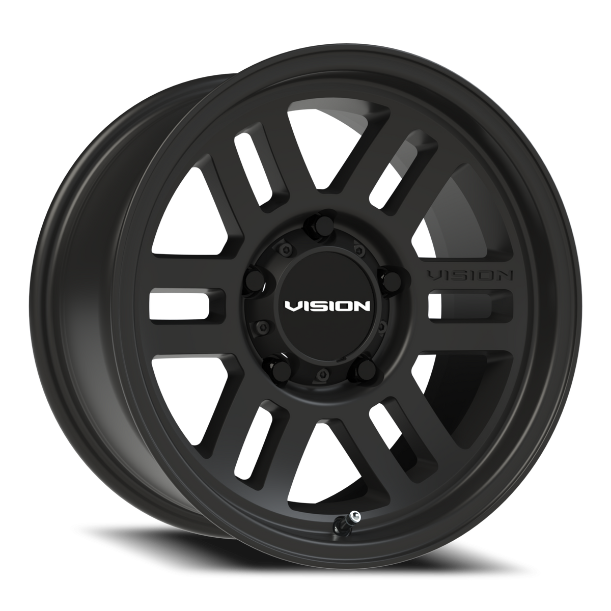 Vision Wheel 355 Satin Black 16x8 0 5x139.7mm 110mm - Wheelwiz