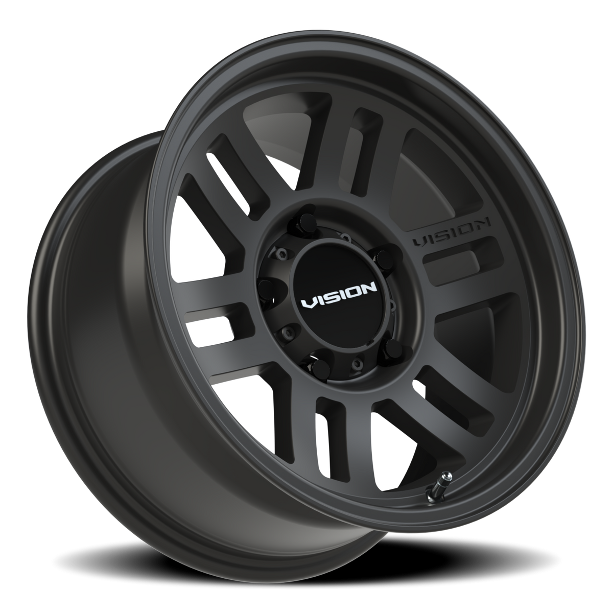 Vision Wheel 355 Satin Black 16x8 0 5x139.7mm 110mm - Wheelwiz