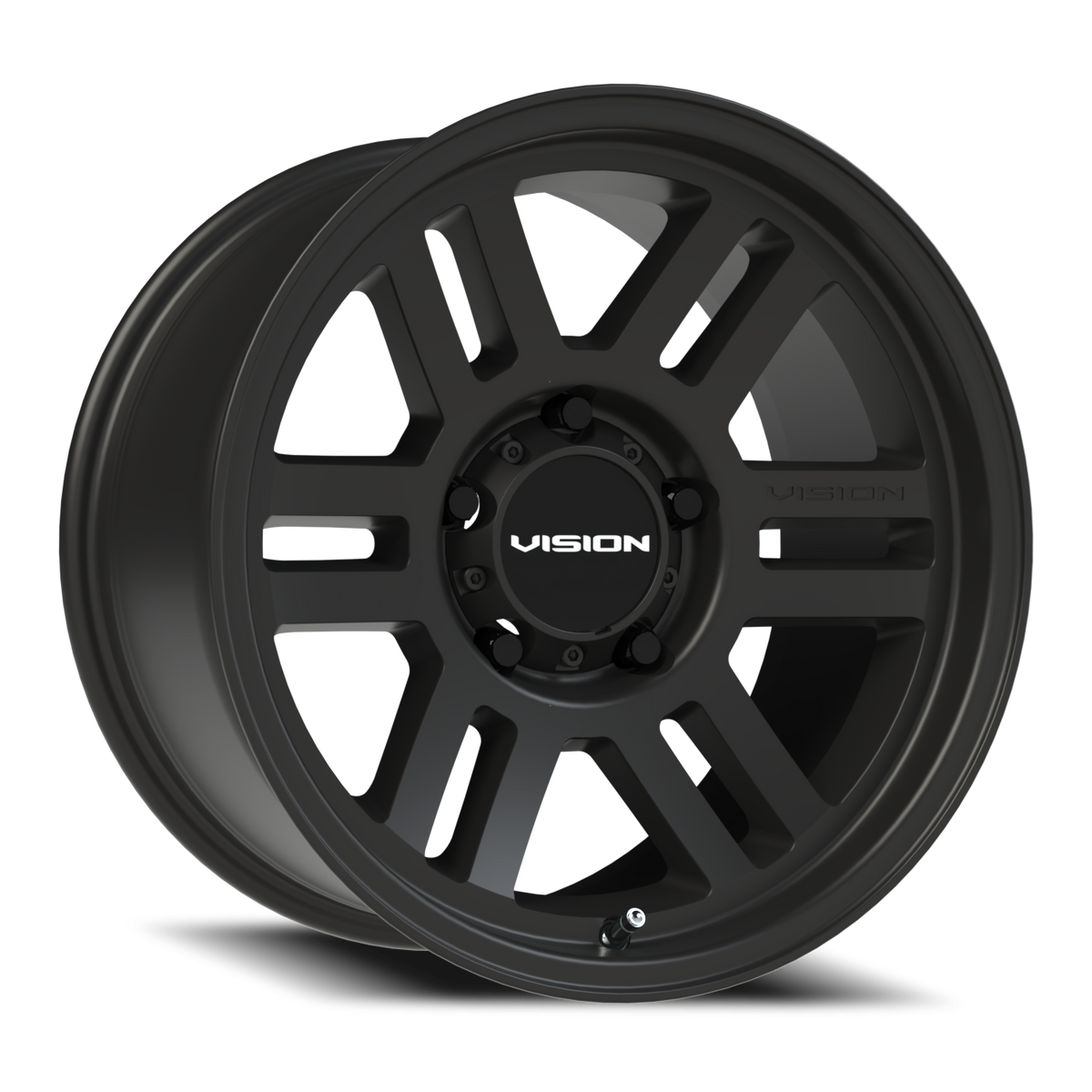 Vision Wheel 355 Satin Black 17x9 -12 5x139.7mm 108mm - Wheelwiz