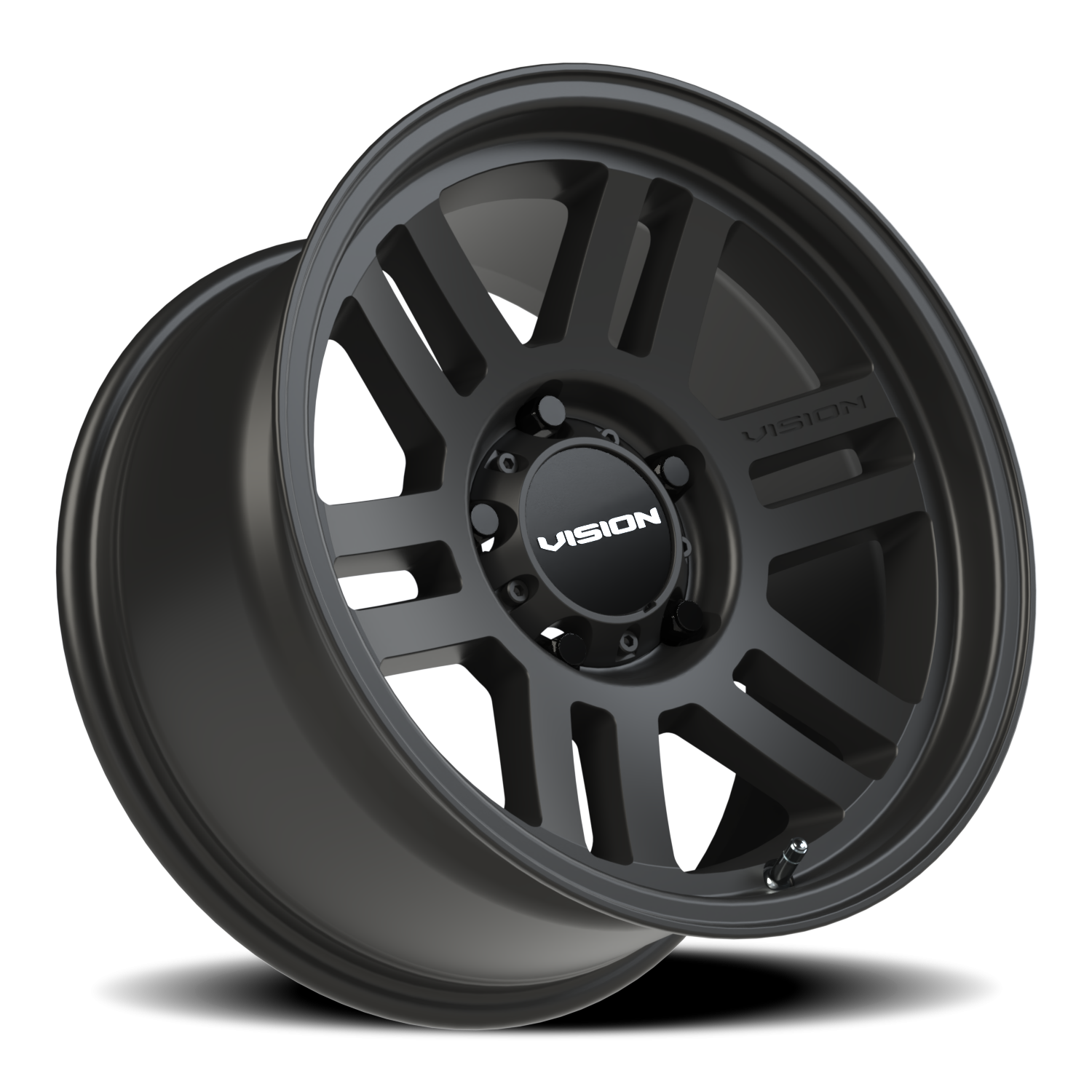 Vision Wheel 355 Satin Black 17x9 -12 5x139.7mm 108mm - Wheelwiz