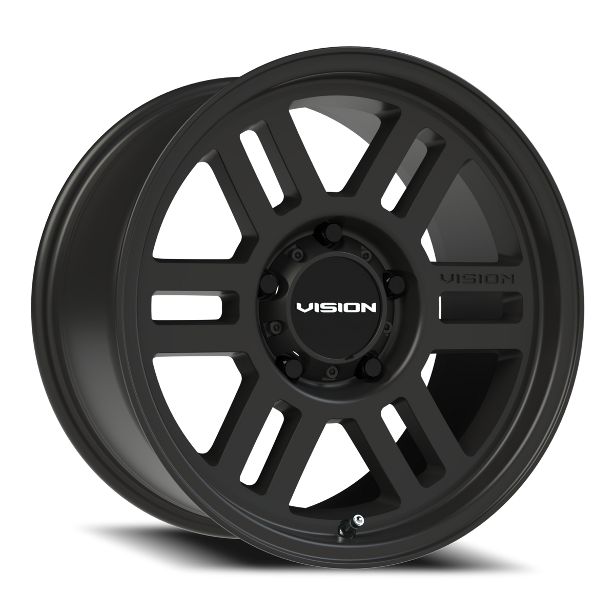 Vision Wheel 355 Satin Black 17x9 +18 5x139.7mm 108mm - Wheelwiz