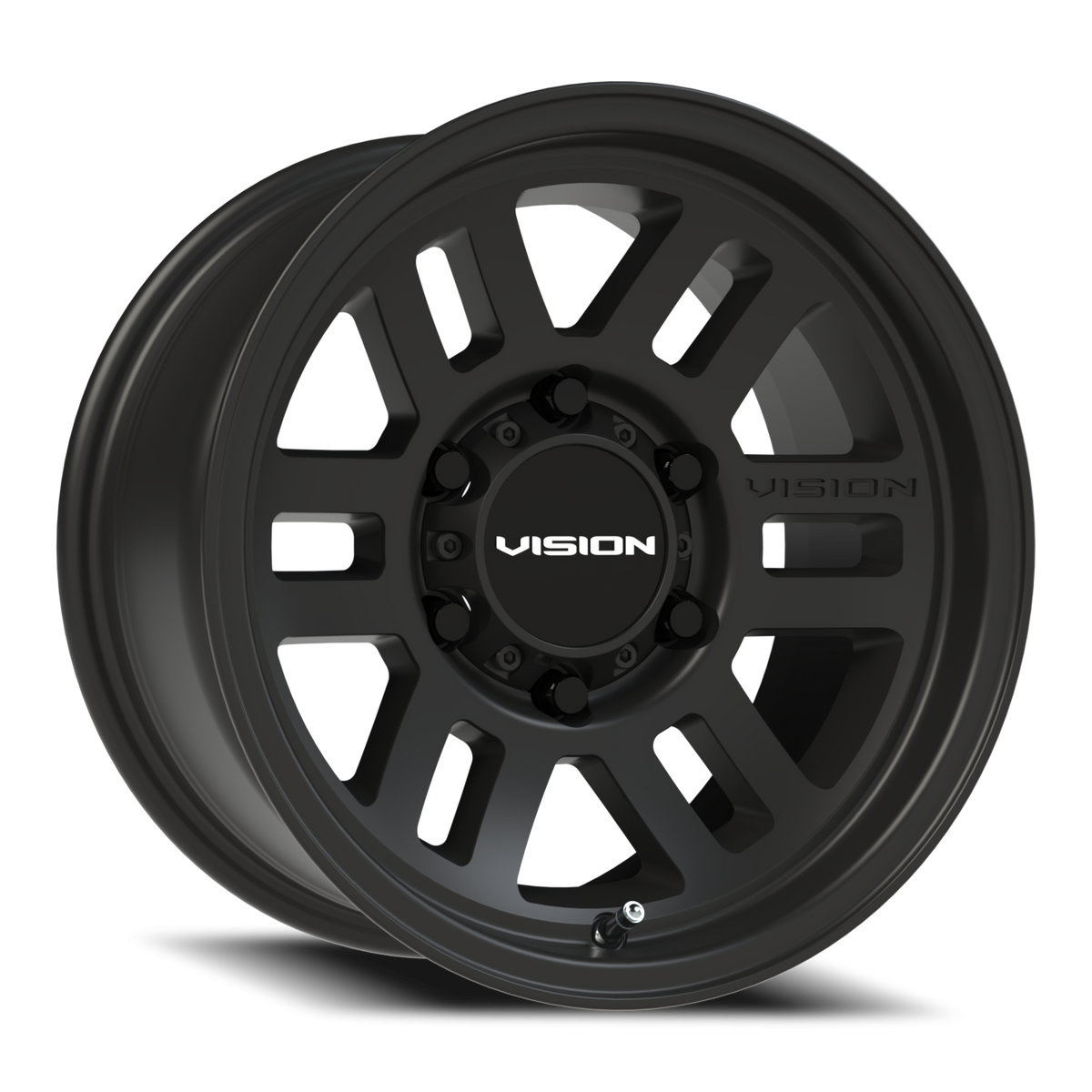 Vision Wheel 355 Satin Black 15x7.5 -12 6x139.7mm 110mm - Wheelwiz