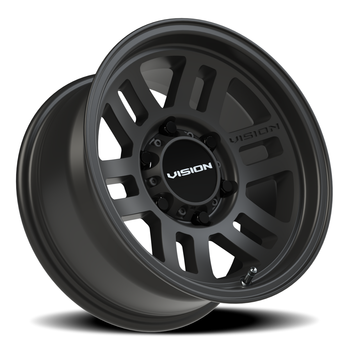 Vision Wheel 355 Satin Black 15x7.5 -12 6x139.7mm 110mm - Wheelwiz