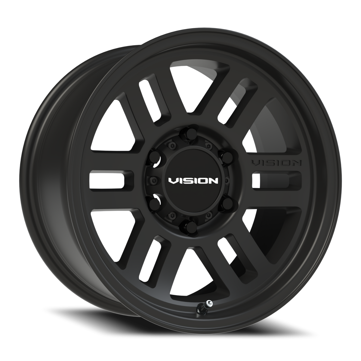 Vision Wheel 355 Satin Black 16x8 0 6x139.7mm 110mm - Wheelwiz