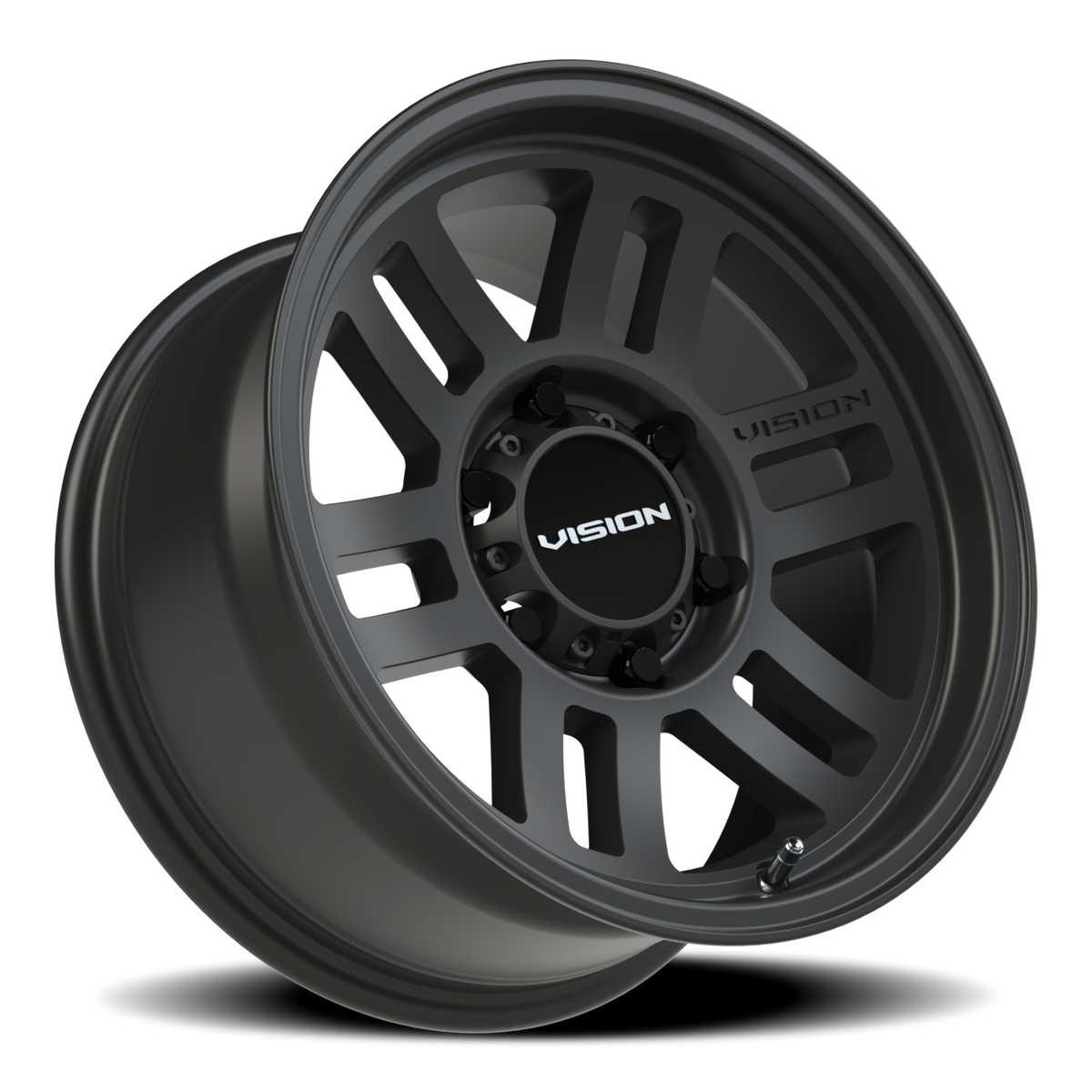 Vision Wheel 355 Satin Black 16x8 0 6x139.7mm 110mm - Wheelwiz