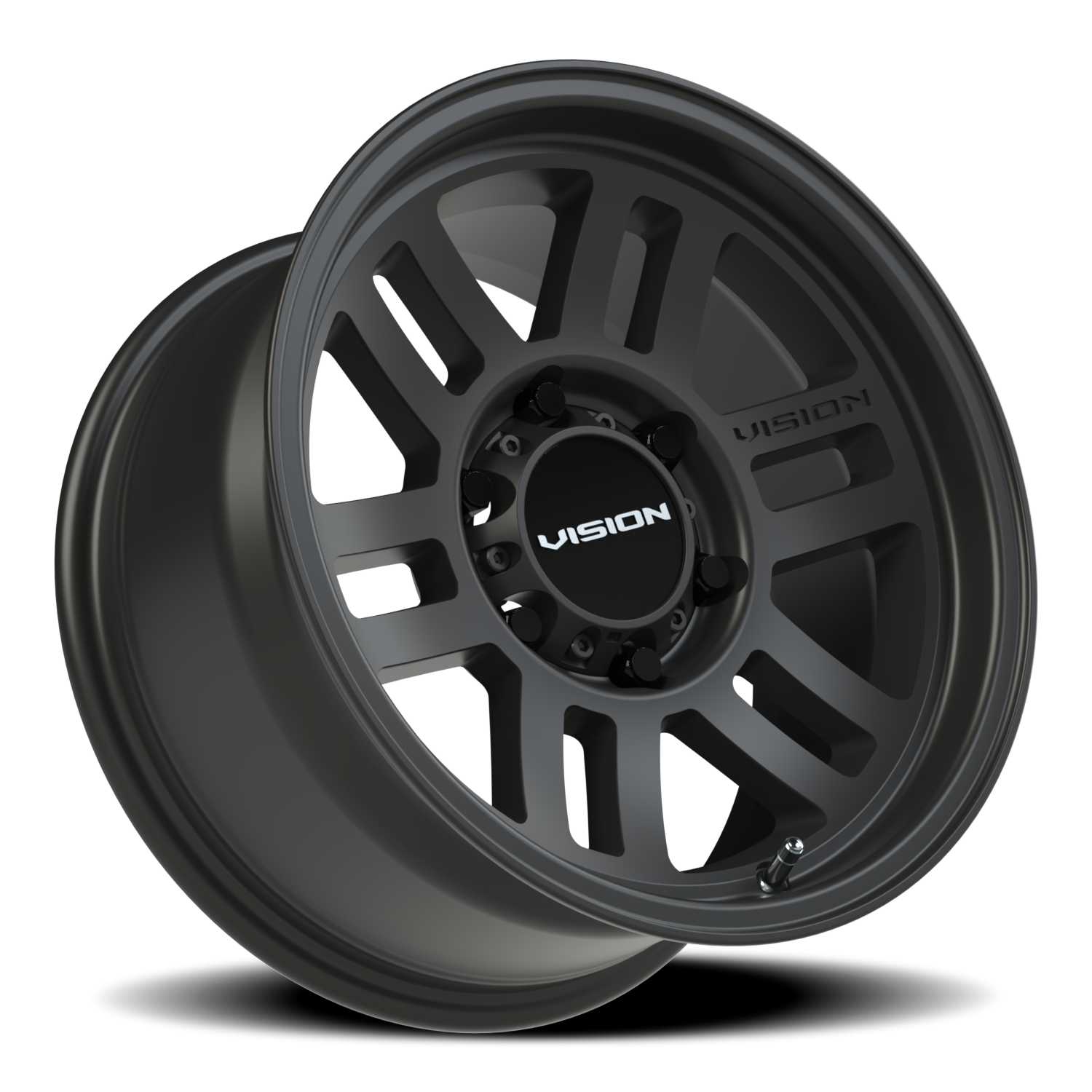 Vision Wheel 355 Satin Black 16x8 0 6x139.7mm 110mm - Wheelwiz