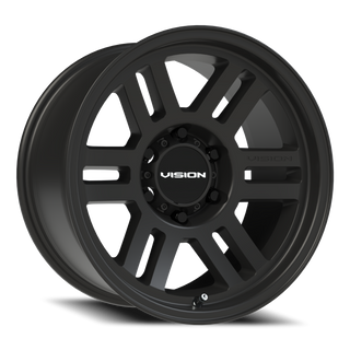 Vision Wheel 355 Satin Black 17x9 -12 6x139.7mm 106.2mm