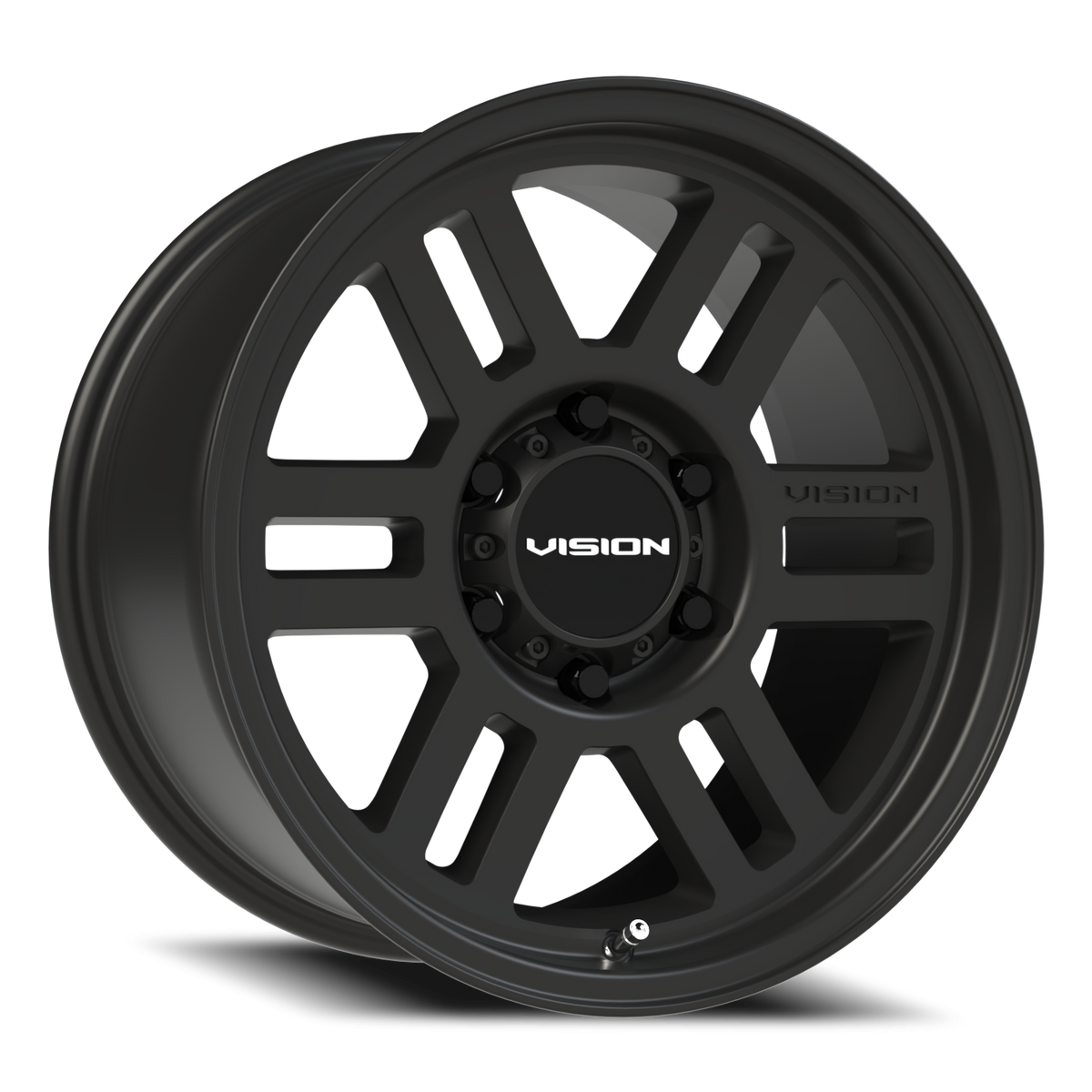 Vision Wheel 355 Satin Black 17x9 +18 6x139.7mm 106.2mm - Wheelwiz