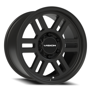 Vision Wheel 355 Satin Black 17x9 +18 6x139.7mm 106.2mm - Wheelwiz