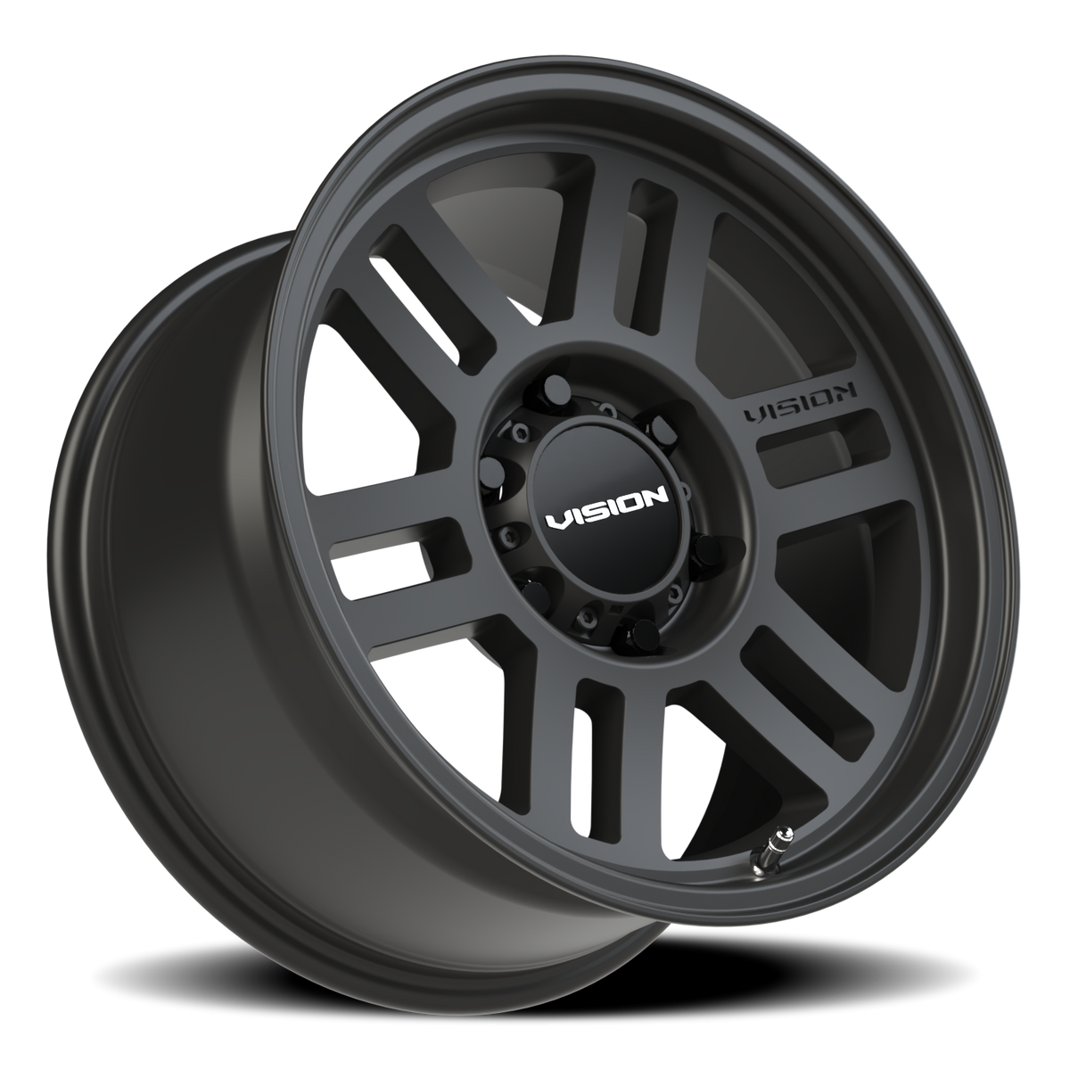 Vision Wheel 355 Satin Black 17x9 +18 6x139.7mm 106.2mm - Wheelwiz