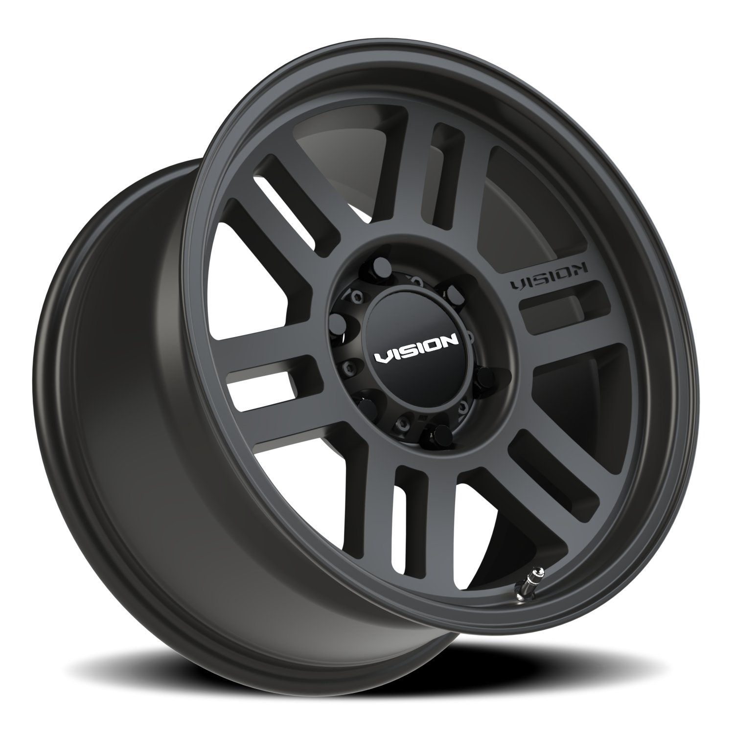 Vision Wheel 355 Satin Black 17x9 +18 6x139.7mm 106.2mm - Wheelwiz