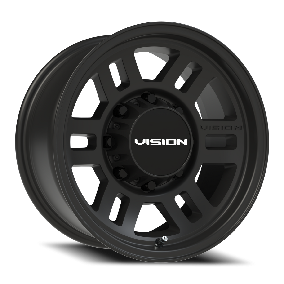 Vision Wheel 355 Satin Black 16x8 0 8x165.1mm 125.2mm - Wheelwiz