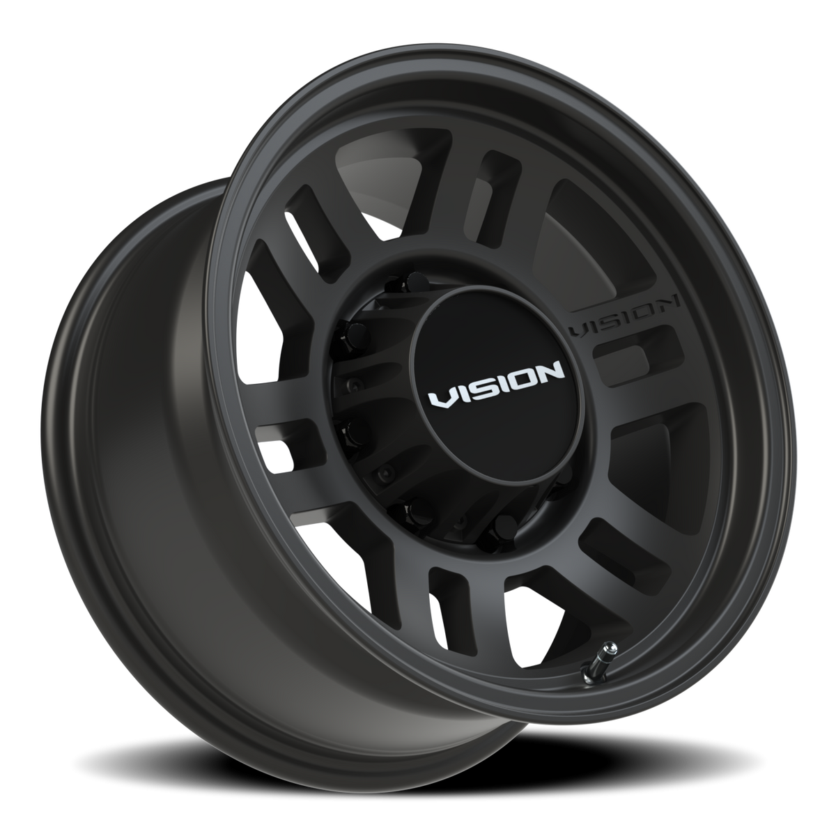 Vision Wheel 355 Satin Black 16x8 0 8x165.1mm 125.2mm - Wheelwiz