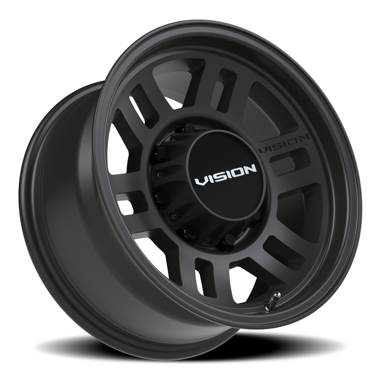 Vision Wheel 355 Satin Black 16x8 0 8x165.1mm 125.2mm - Wheelwiz