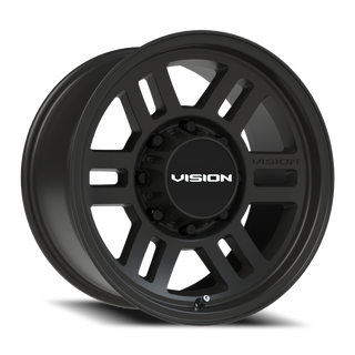 Vision Wheel 355 Satin Black 17x9 +12 8x170mm 125.2mm