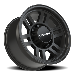 Vision Wheel 355 Satin Black 17x9 +12 8x165.1mm 125.2mm - Wheelwiz