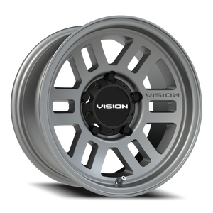 Vision Wheel 355 Satin Grey 15x7.5 -12 5x120.65mm 73.1mm - Wheelwiz