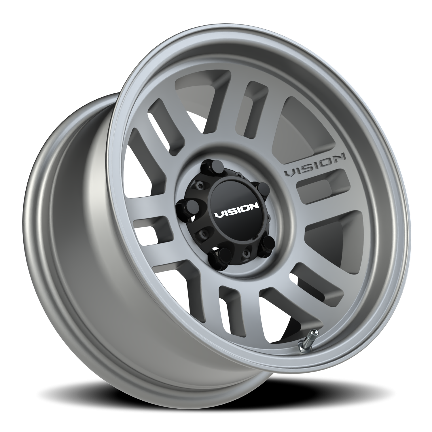 Vision Wheel 355 Satin Grey 15x7.5 -12 5x114.3mm 83mm - Wheelwiz