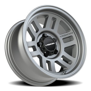 Vision Wheel 355 Satin Grey 15x7.5 -12 5x127mm 78.1mm - Wheelwiz