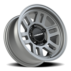 Vision Wheel 355 Satin Grey 15x7.5 -12 5x139.7mm 110mm - Wheelwiz