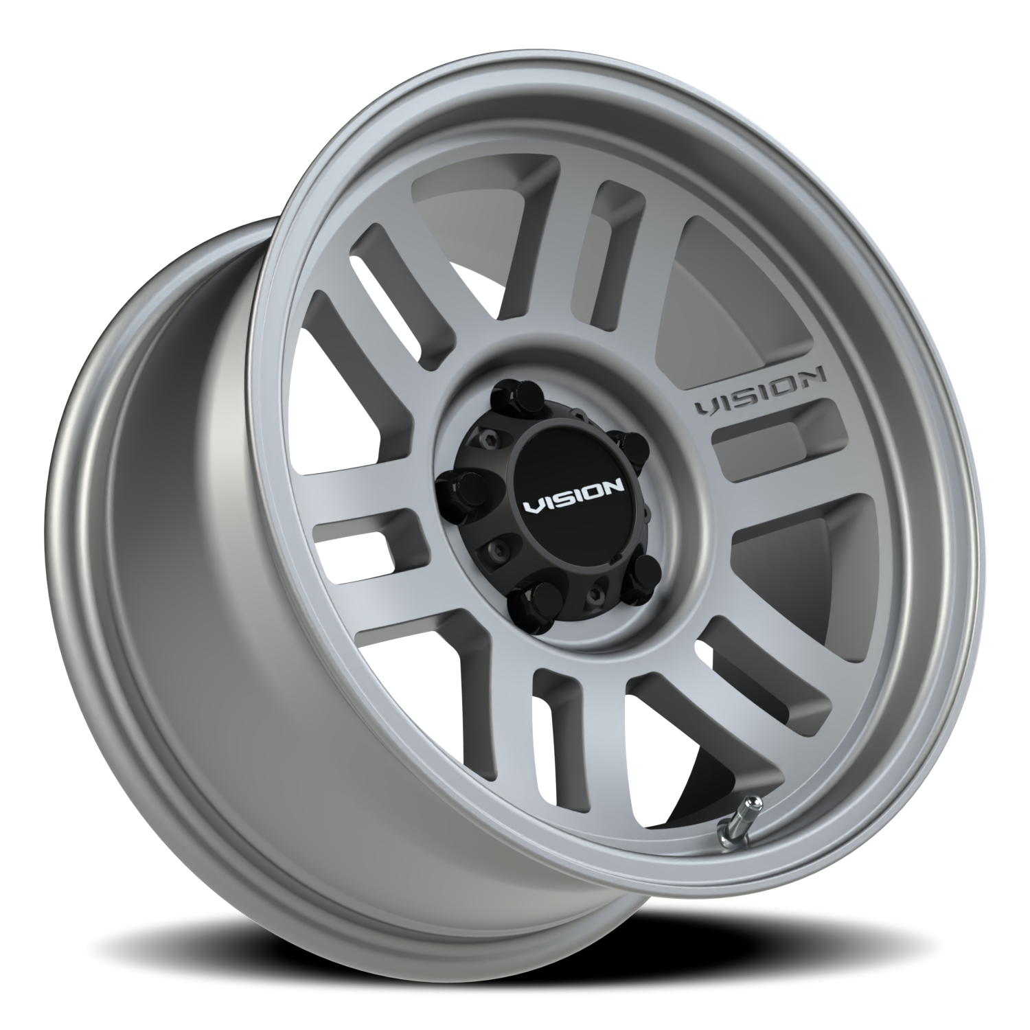 Vision Wheel 355 Satin Grey 16x8 0 5x127mm 78.1mm - Wheelwiz