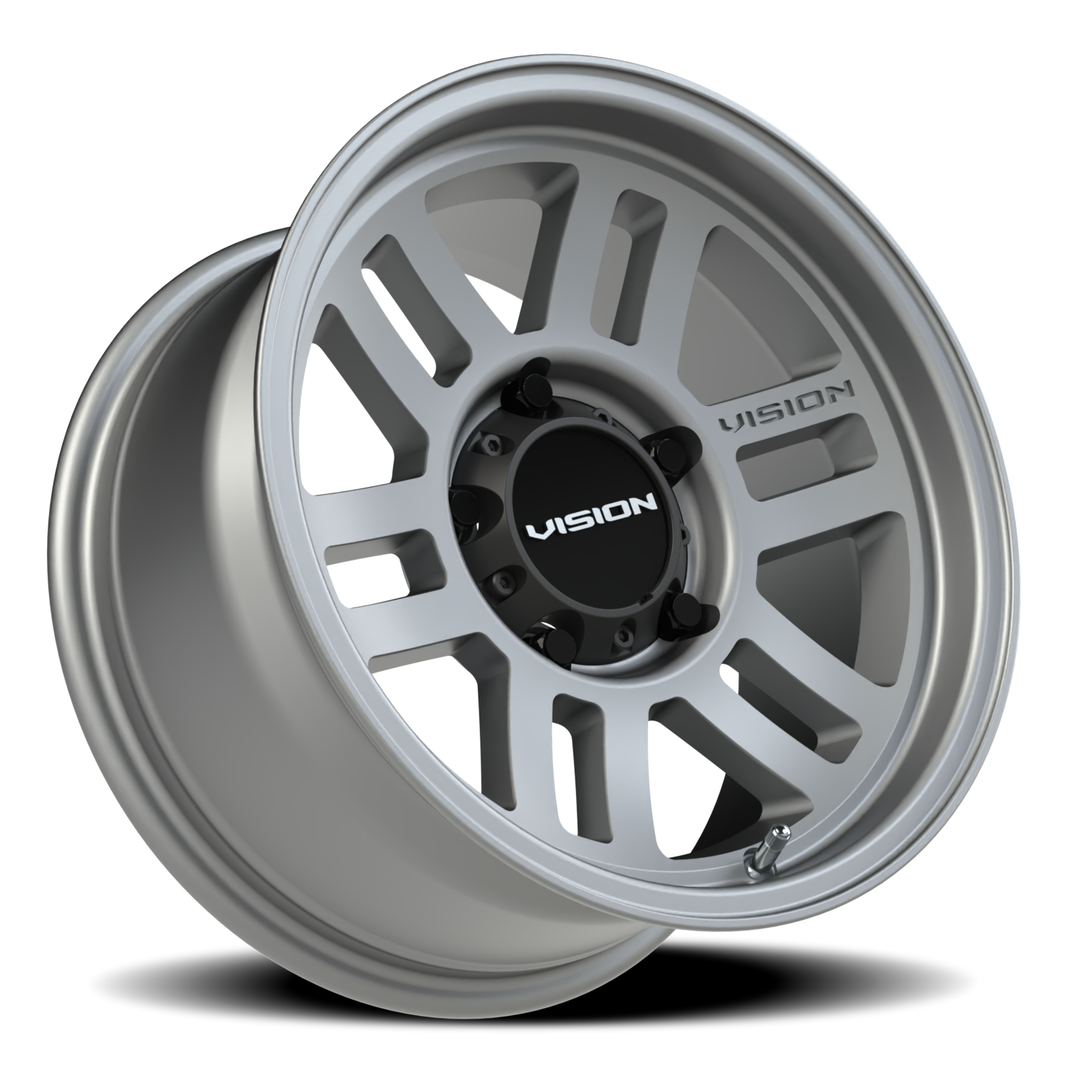 Vision Wheel 355 Satin Grey 16x8 0 5x139.7mm 110mm - Wheelwiz
