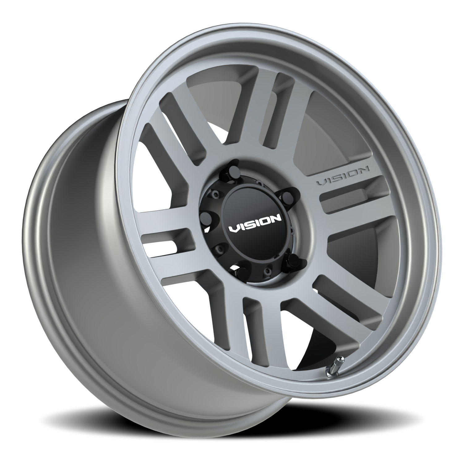 Vision Wheel 355 Satin Grey 17x9 0 5x150mm 110.2mm - Wheelwiz
