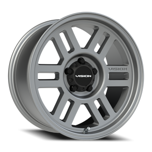 Vision Wheel 355 Satin Grey 17x9 +20 5x114.3mm 83mm - Wheelwiz