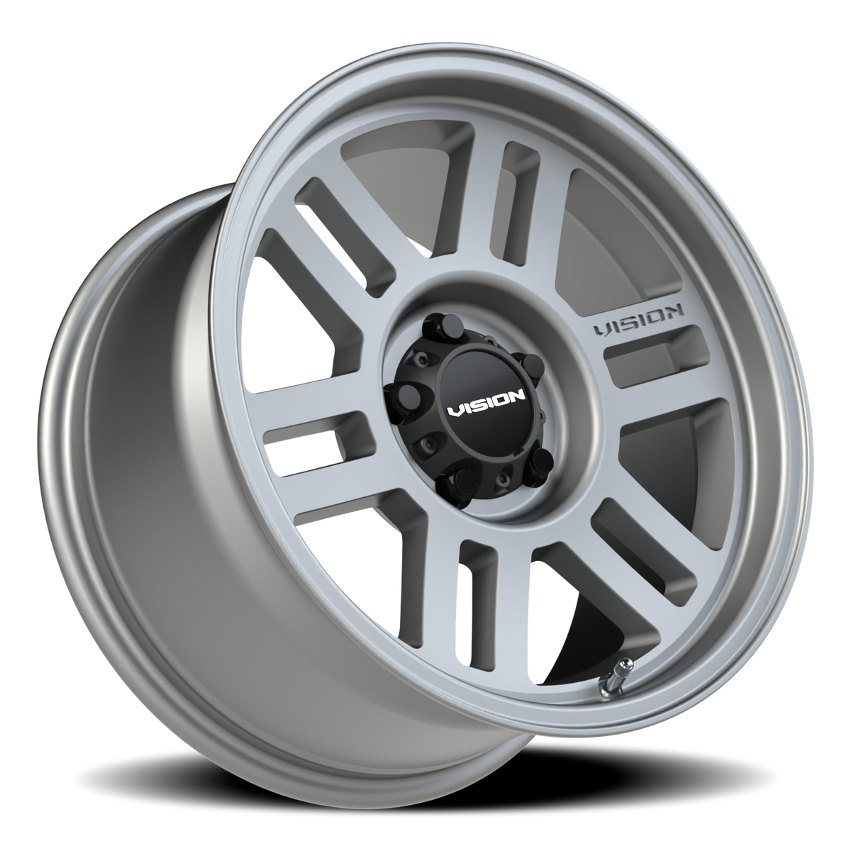 Vision Wheel 355 Satin Grey 17x9 +20 5x114.3mm 83mm - Wheelwiz