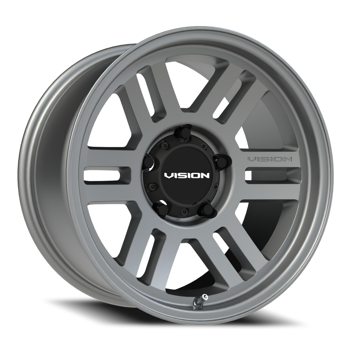 Vision Wheel 355 Satin Grey 17x9 -12 5x139.7mm 108mm - Wheelwiz