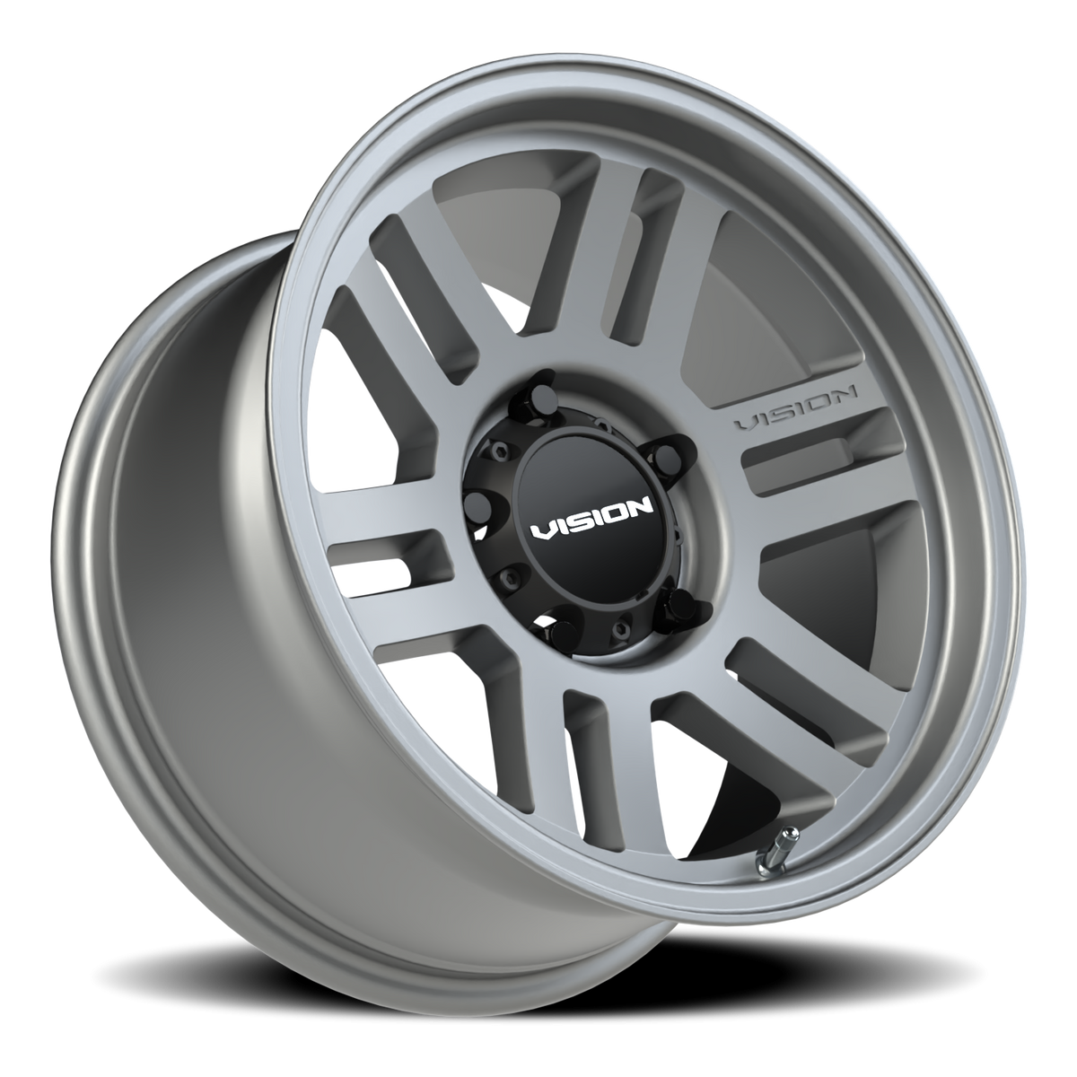 Vision Wheel 355 Satin Grey 17x9 -12 5x139.7mm 108mm - Wheelwiz