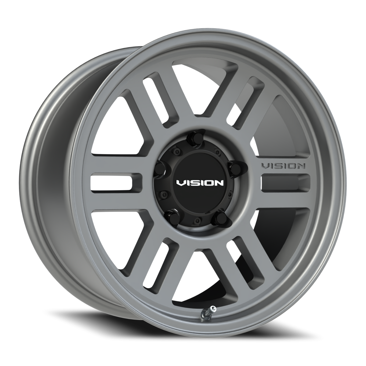Vision Wheel 355 Satin Grey 17x9 +18 5x139.7mm 108mm - Wheelwiz
