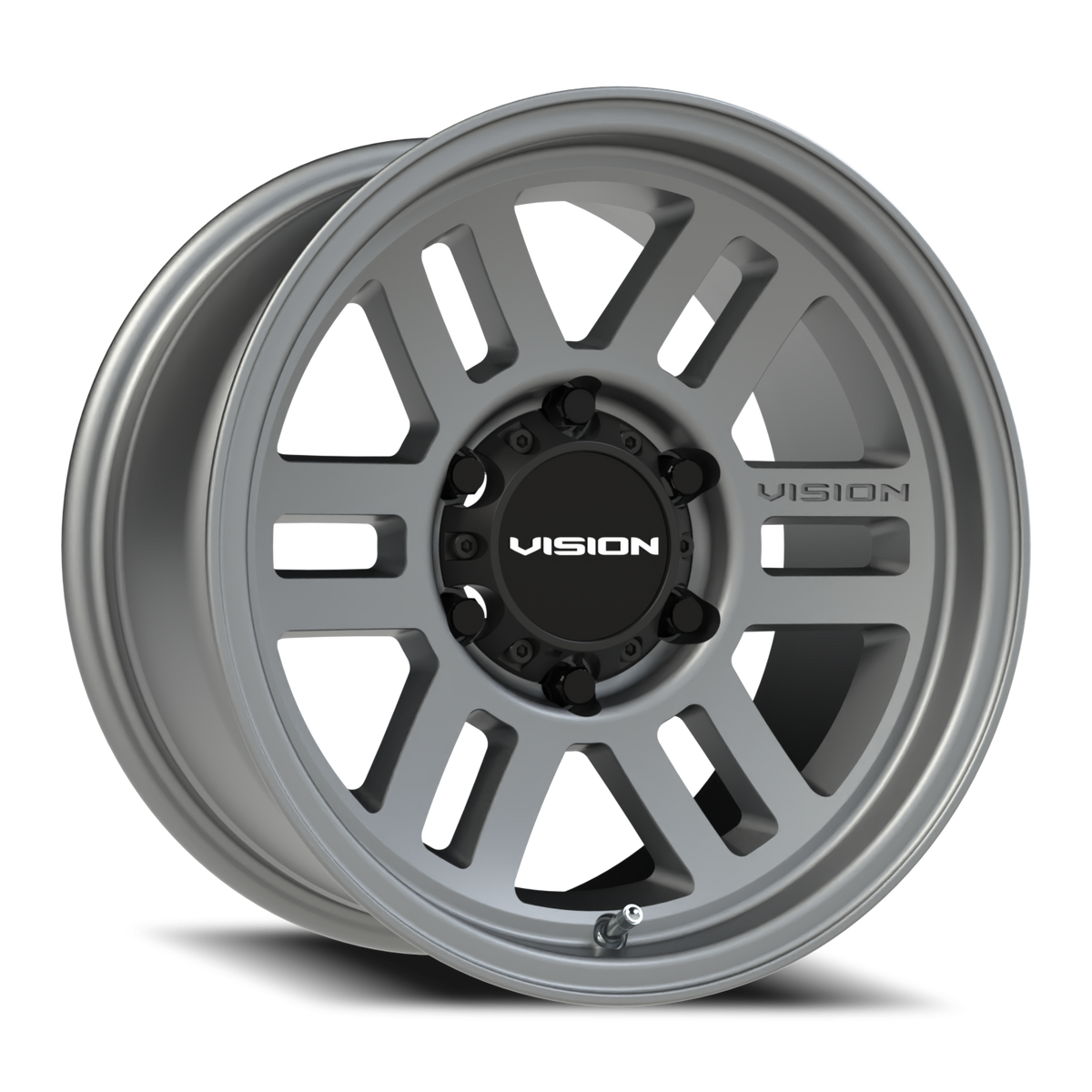 Vision Wheel 355 Satin Grey 16x8 0 6x139.7mm 110mm - Wheelwiz