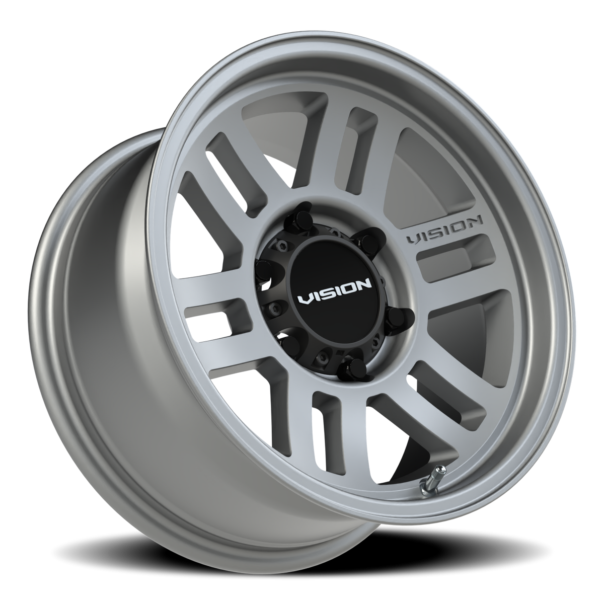 Vision Wheel 355 Satin Grey 16x8 0 6x139.7mm 110mm - Wheelwiz
