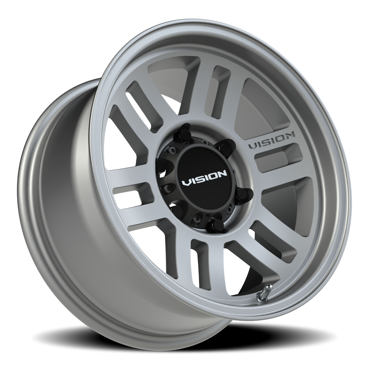 Vision Wheel 355 Satin Grey 16x8 0 6x139.7mm 110mm - Wheelwiz