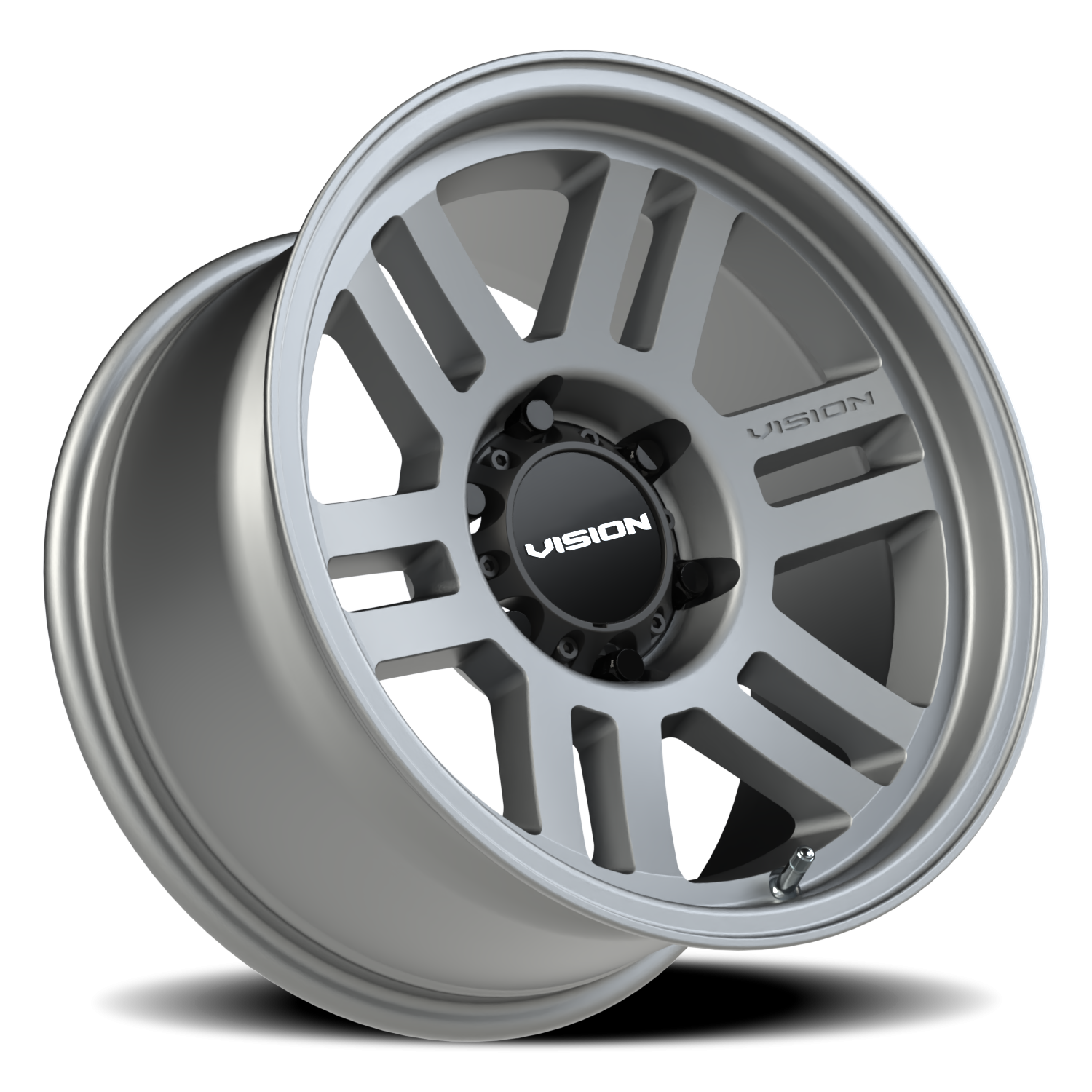 Vision Wheel 355 Satin Grey 17x9 +20 6x135mm 87.1mm - Wheelwiz