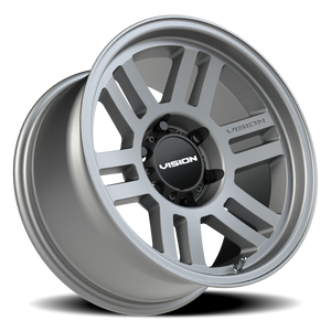 Vision Wheel 355 Satin Grey 17x9 -12 6x139.7mm 106.2mm - Wheelwiz