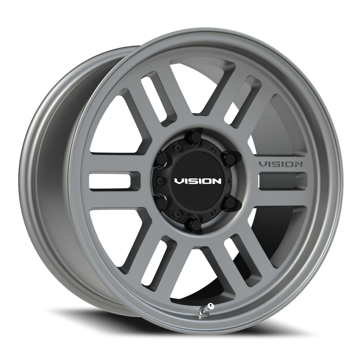 Vision Wheel 355 Satin Grey 17x9 +18 6x139.7mm 106.2mm - Wheelwiz
