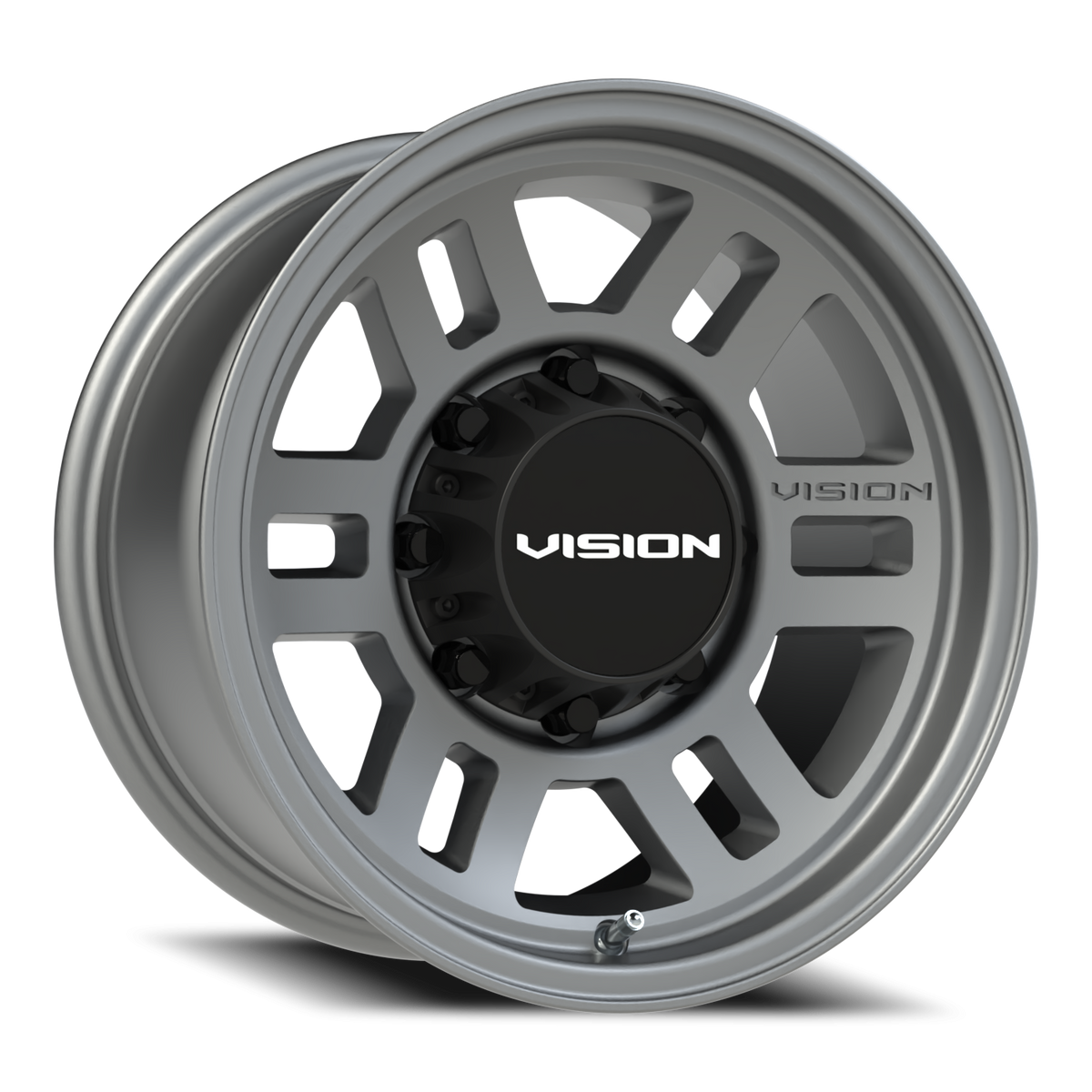 Vision Wheel 355 Satin Grey 16x8 0 8x165.1mm 125.2mm - Wheelwiz