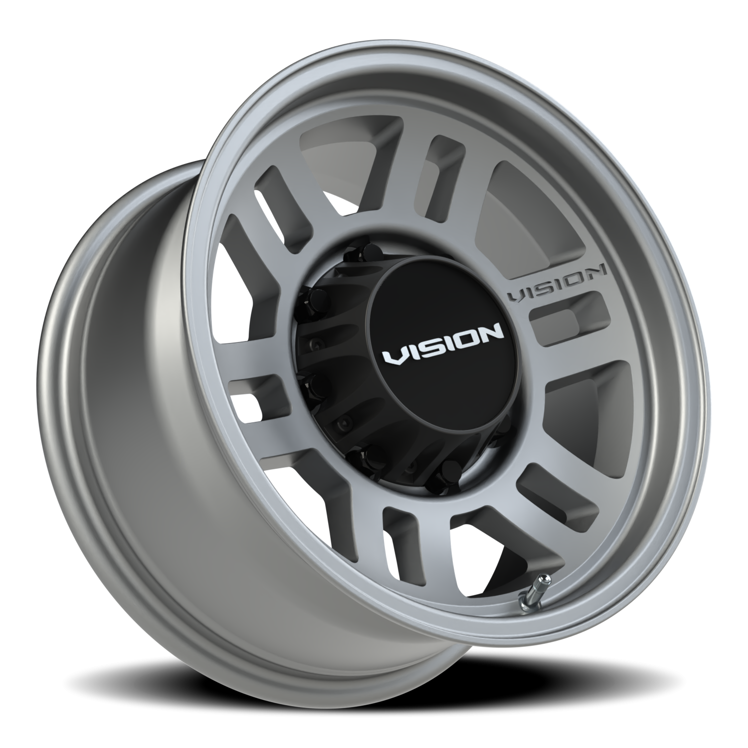 Vision Wheel 355 Satin Grey 16x8 0 8x165.1mm 125.2mm - Wheelwiz