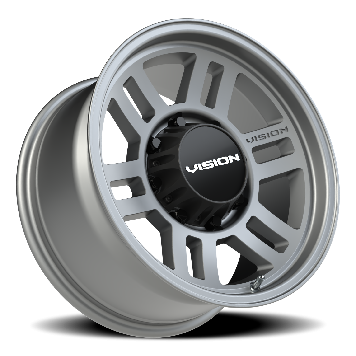 Vision Wheel 355 Satin Grey 17x9 +12 8x170mm 125.2mm - Wheelwiz