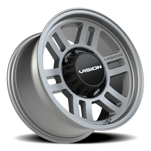 Vision Wheel 355 Satin Grey 17x9 +12 8x170mm 125.2mm - Wheelwiz
