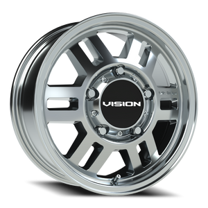 Vision Wheel 355 Chrome 16x6.5 +45 5x160mm 65.1mm - Wheelwiz