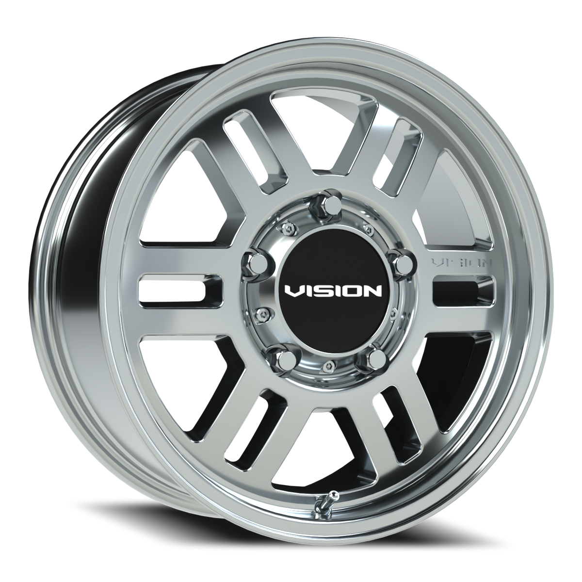 Vision Wheel 355 Chrome 17x7.5 +45 5x160mm 65.1mm - Wheelwiz